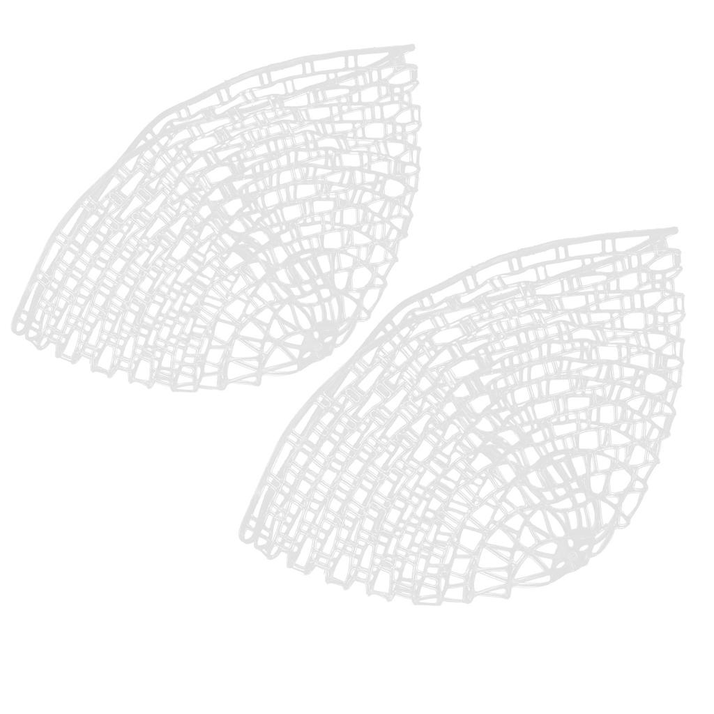 Fly Fishing Landing Net Soft Rubber Mesh Trout Bass Fishing Catch and Release Net