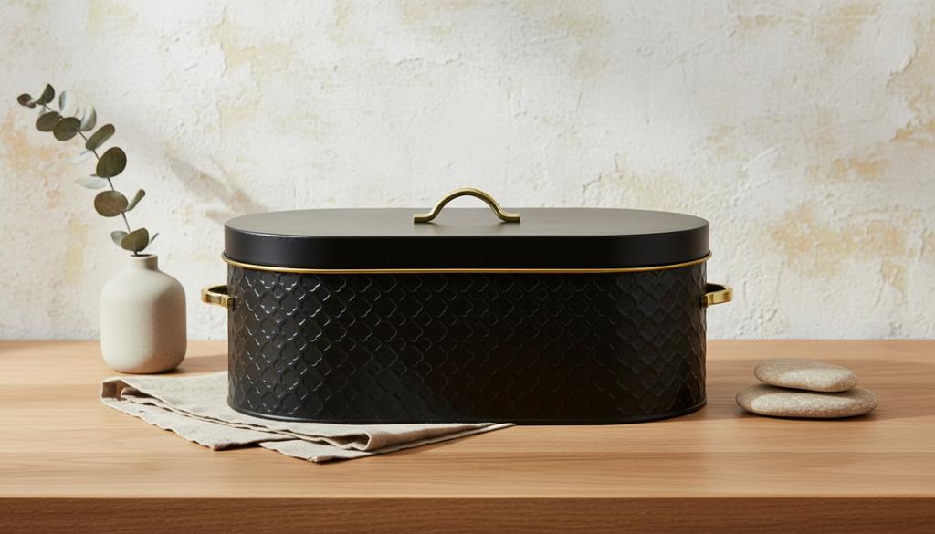 Sandy Black Chlebak 34X18X13 Cm Cookini