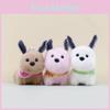 Lovely Plush Puppy Keyring Soft And Cuddly Adorable Dog Figurine Keychain Accessory