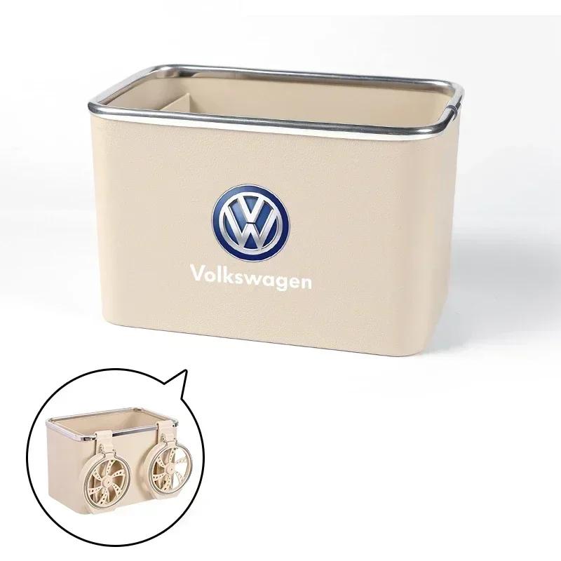 

For Volkswagen VW 1Pc Car Multifunctiona Armrest Storage Box Drawer Box For Volkswagen VW GOLF Polo Tiguan CADDY PASSAT Car Styl