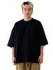 Short Sleeve Pocket Super USA Solid Thick [Good Wear] T-Shirt, Big, Heavyweight, 7.6 Oz. Cotton, Men's, Color, (Small, Black)