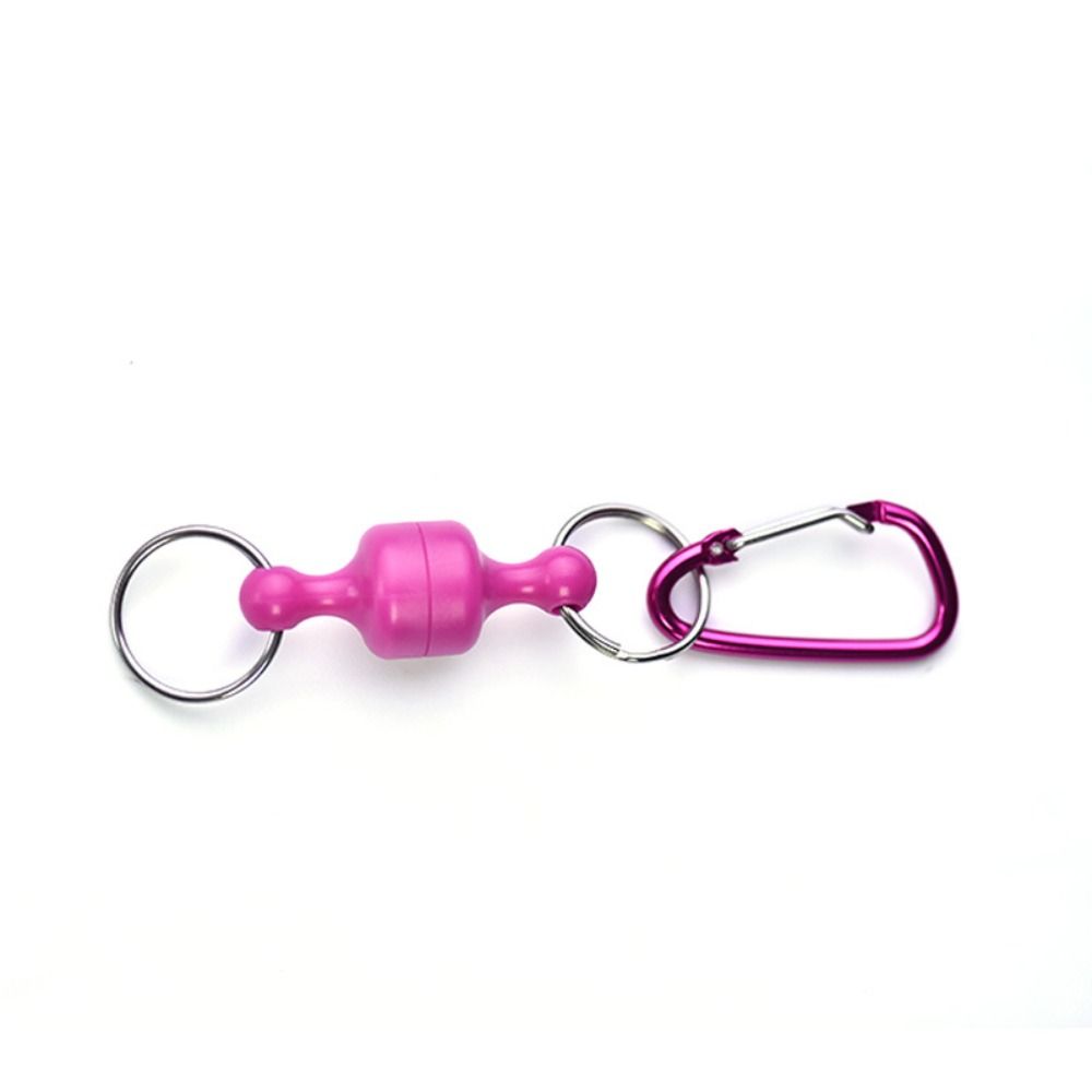 Quick Release Fishing Magnetic Buckle Magnetic Keychain Carabiner Retractor  Attached Nippers