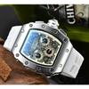 New Multi-functional Quartz Watch Three-eye Running Seconds Casual Fashion Men's Watch
