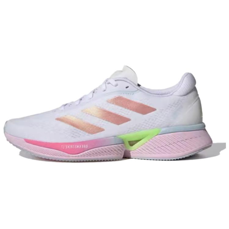 New Adidas Supernova Eterno Cushioning Wear Resistant Low Top Running Shoes Women's White Pink IH0445