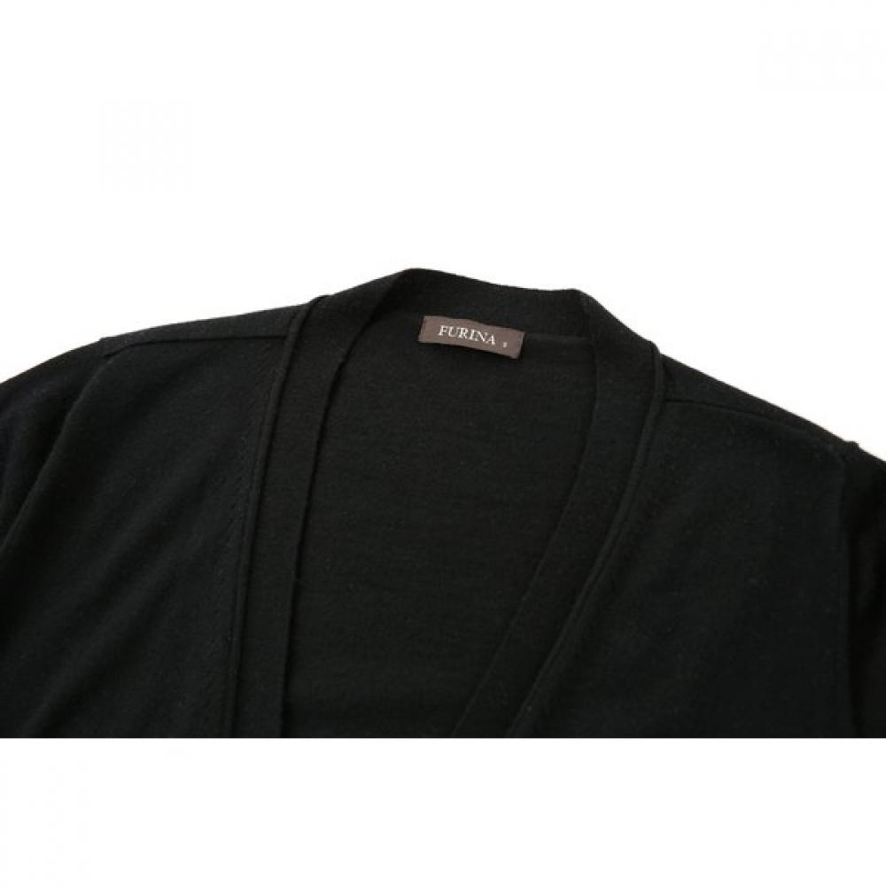 Furina Cash Touch Light V Neck Button Cardigan