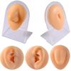 Silicone Flexible Model Simulation for Jewelry Display Belly Rings Ear Eye Nipple Jewelry Send Transparent Display Stand