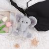 Apricot Lamb Cute Soft Animal Keychain Plush Suitable for Men and 15cm Elephant, Women, Backpack, Wallet,