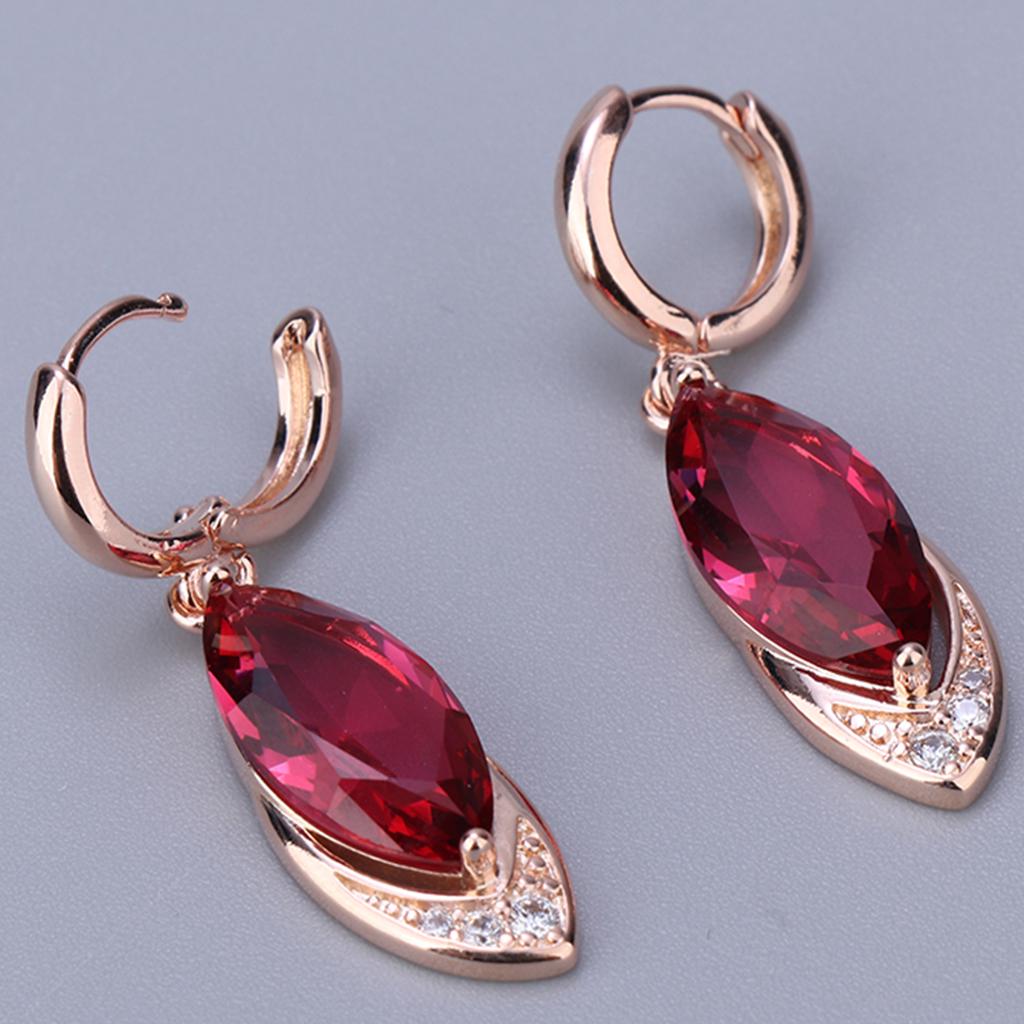 Women's Crystal Pendant Earrings Jewelry Accessories Party Gift