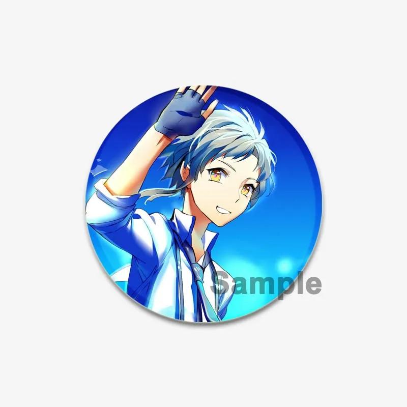 32/44/58mm Bungo Stray Dogs Pin Agency Atsushi Nakajima Dazai Osamu Soft Button Decorative Handmade Hat Badge Gift Accessory