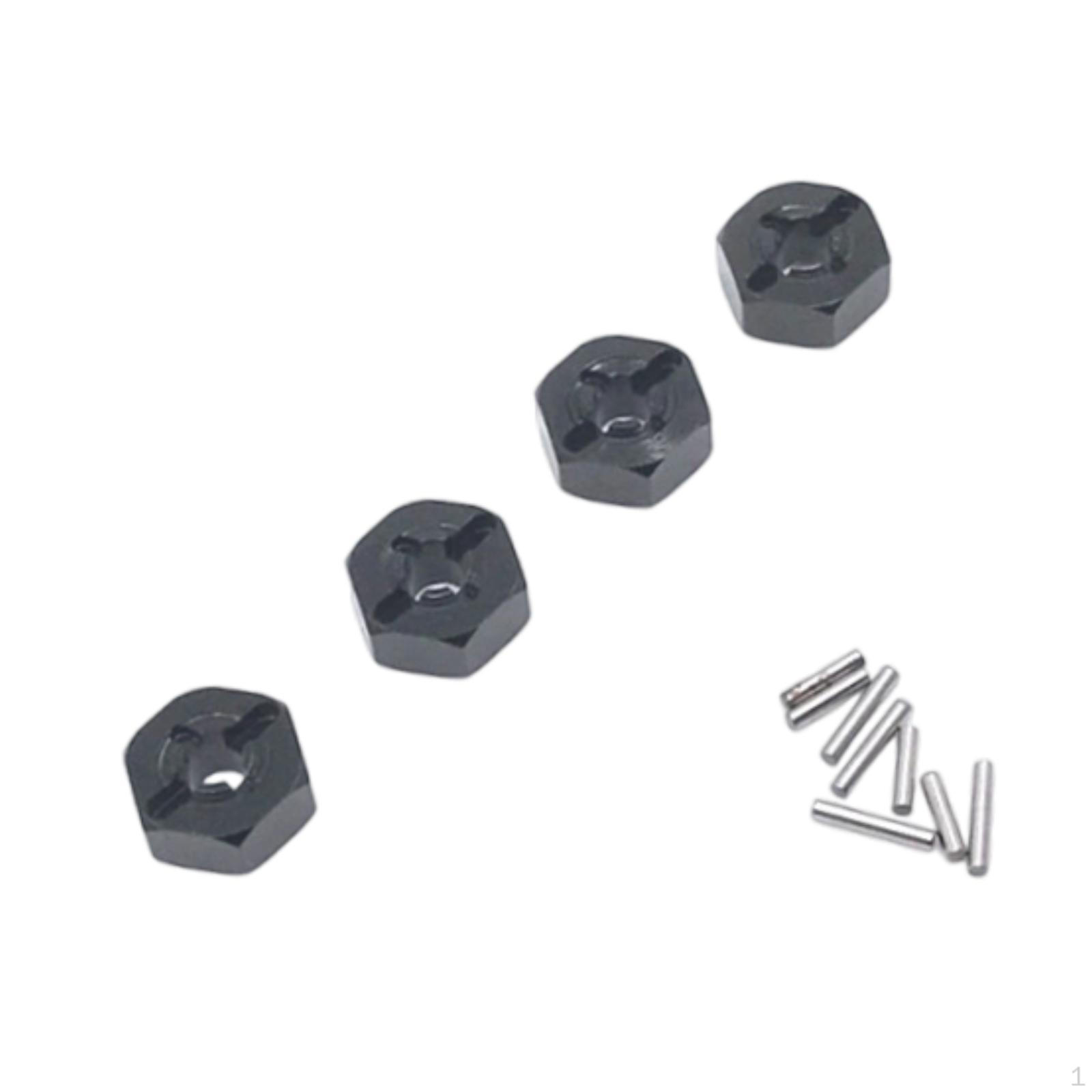 

12mm Drive Adapter for RC Car Wheel Hex Hubs 124017-16-18 чорний