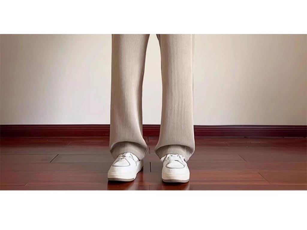 Men's Maelard Fleece-Lined Corduroy Pants - Autumn/Winter Warmth, Loose Straight Wide Leg, Casual Long Fit