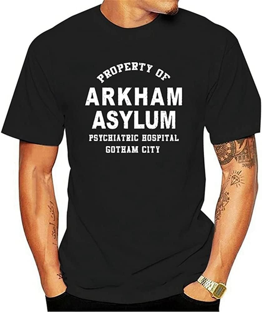 Arkham Asylum for Criminally Insane Tv Mens T Shirt Black XS чёрный