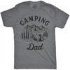 Mens Camping Dad T Shirt Cool Outdoor Vacation Fathers Day Tee