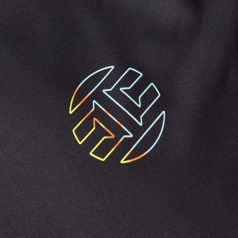adidas Grafická potlač Baseballový golier Spustené ramená Dlhý rukáv Basketbalová bunda Pánska bunda Čierna IA6669