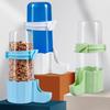 Transparent Feeding Watering Automatic Dual Purpose Bird Feeder Large Capacity Water Dispenser Feeder Bird Cage Accessories