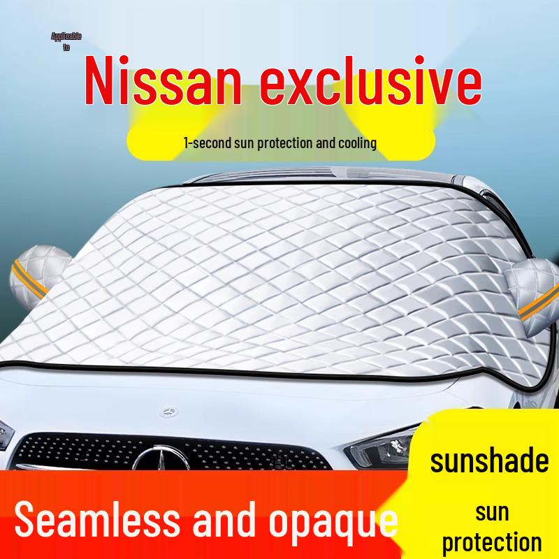 Солнцезащитная и теплоизоляционная накидка на лобовое стекло для Nissan Altima, Qashqai, Juke, X-Trail