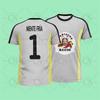 Amador 7 Maglie da Calcio Frutti di Mare Gamberetti Recio Stampa Grafica 3D T-shirt Asciugatura Rapida Abbigliamento Sportivo Estivo T-shirt per Bambini e Adulti