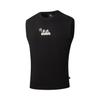 Men's Tank Tops Men's Black Crew Neck Moderate Straight Fit