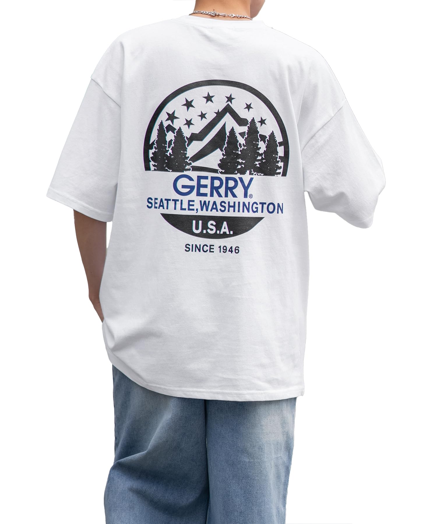 

[GERRY] Custom MT Circle Logo Short Sleeve T-Shirt