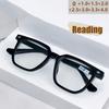 Retro Reading Glasses Men's Handsome Big Face Eyes Frame Square Frame Glasses Women's Reading Glasses 319