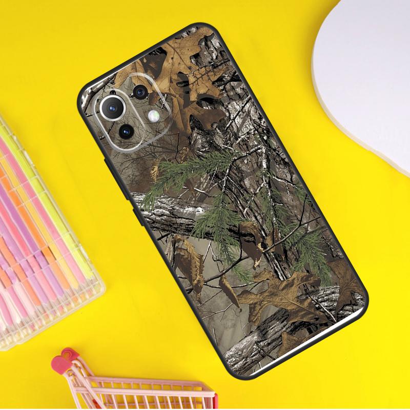 Hunting Camouflage Pattern Cover For Xiaomi 14 Ultra 13 11T 12T 13T 14T Pro POCO X7 X6 Pro X3 X5 F3 F5 M6 F6 Pro Case