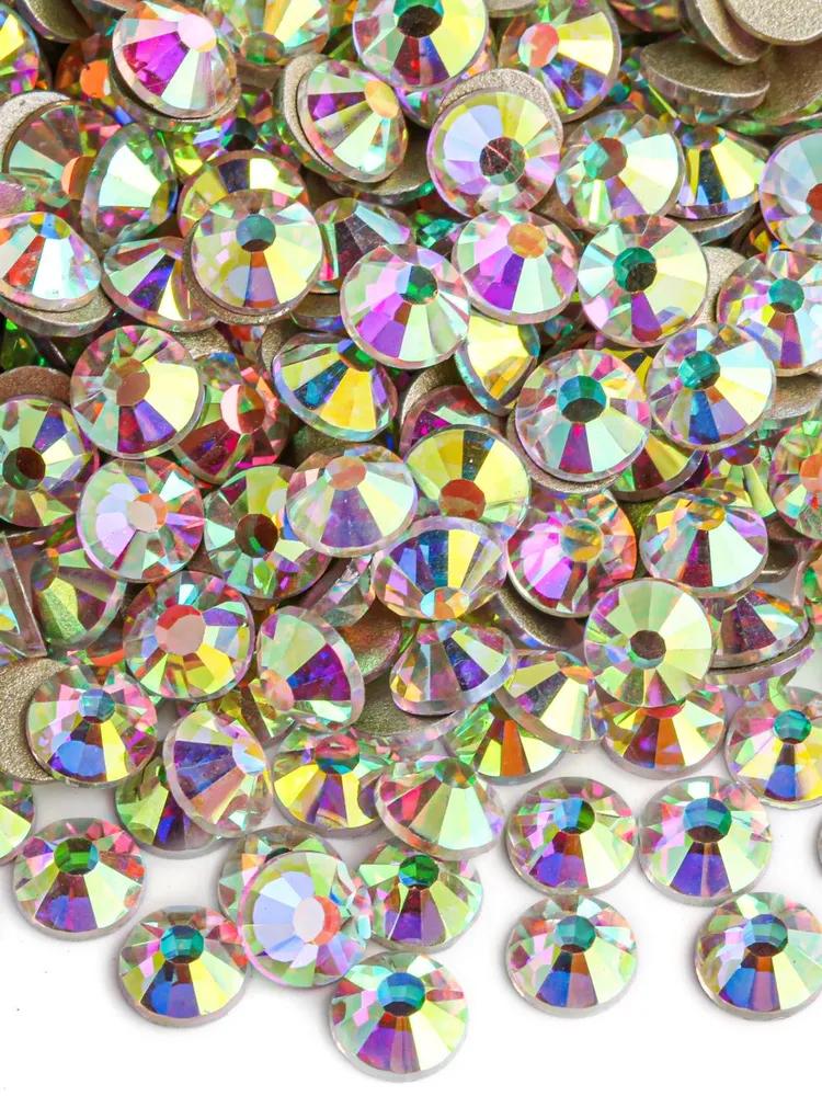 Rhinestones, 80 g, 1440 pcs, multicolour