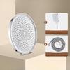 Starry White Pressurized 4-Mode Round Shower Head Set