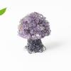 1Pc Natural  Stone Mushroom Tree Statue Reiki Stone Figurine Home Office Decoration