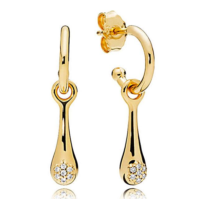 925 Sterling Silver Earring Allure  Of Faith Signature Circles Moments Charm Double Hoop Earring For Women Fashion Jewelry