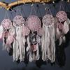 Macrame Dream Catchers 5 Pieces White Boho Wall Hanging Dream Catcher Baby Shower Decorations For Wall Hanging Home Decoration