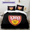 Set Copripiumino Trapuntato con Motivo VfB Stuttgart Decorazione per la Casa Regalo (1 * copripiumino + 2 * federe senza imbottitura)