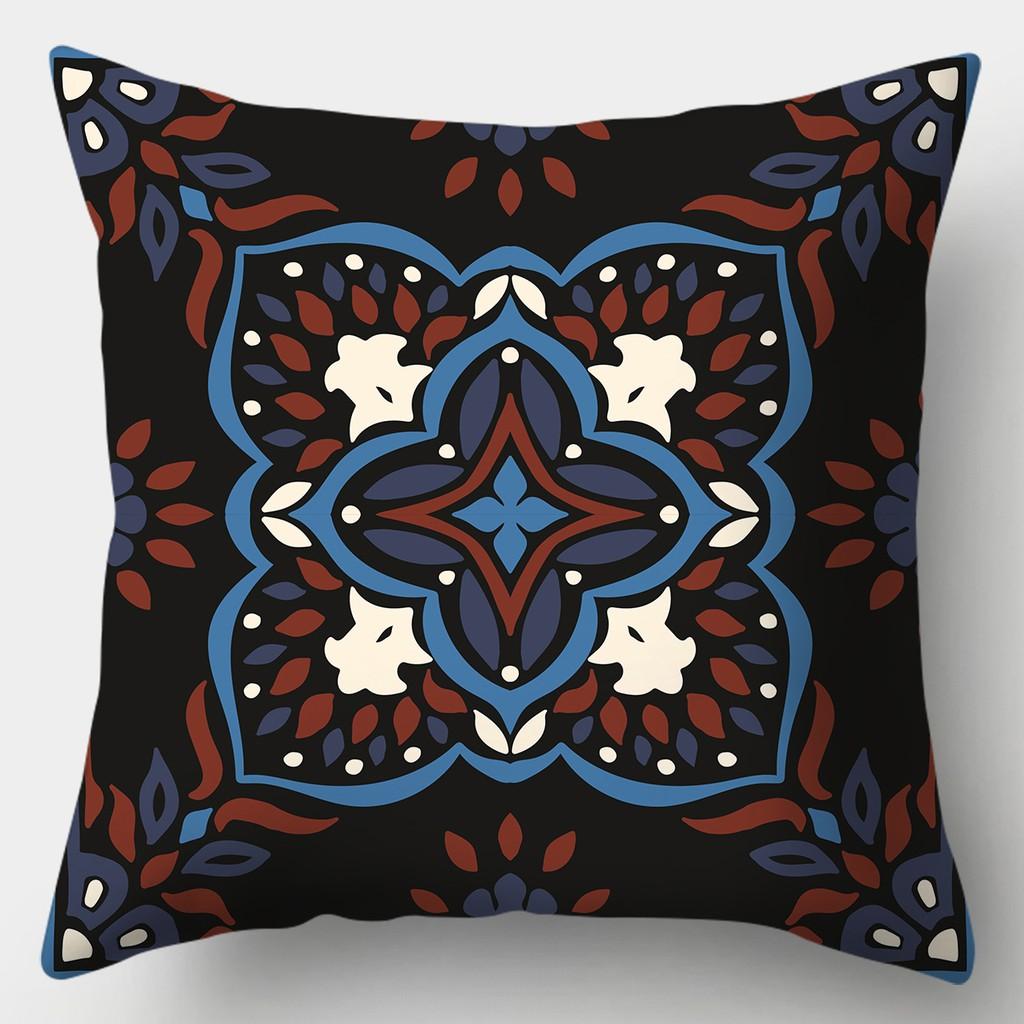 

Наволочка с узором в стиле бохо 45смX45см Квадратная наволочка для дивана Мандала Чехол для подушки 40x40cm