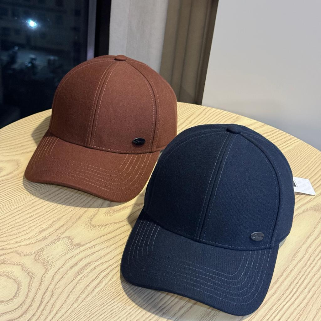 Winter Hard Top Small Baseball Cap with Face Fashion Brand Casual and Easy To Match Peaked Hat Trend