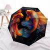 1 PC Automatic Folding Umbrella - Koi Fish Pattern, Portable & Foldable Design with 8 Ribs, Christmas Birthday Gifts