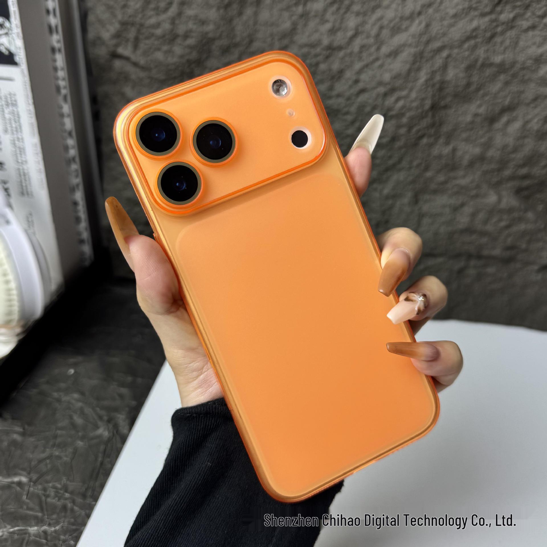 

Ultra-Thin Anti-Drop iPhone 17 Pro Max Case with Lens Film and Large Window iPhone 14 Pro Max