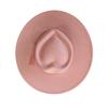 Heart-shaped Top Suede  hat with same color accessories  wide brim hat for men and women  chapeau