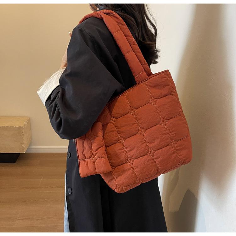 

Большая вместительная женская сумка из хлопка, простая сумка через плечо, повседневная, в западном стиле, корейская мода, новая