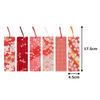 Kawasumi Washi Yuzen Washi Red Pink Flower 17 Sheets Stencil-Dyed Bookmarks, + + Kyo-Yuzen Butterfly,