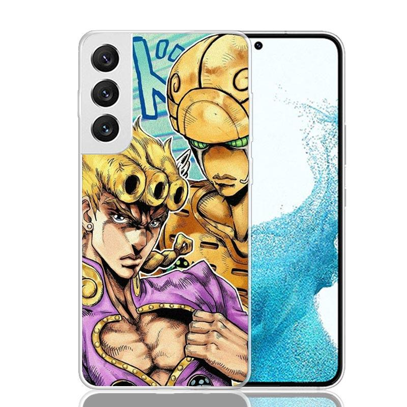JoJo Adventure Giorno Giovanna Phone Case For Samsung Galaxy S26 S25 Edge S24 S23 FE S22 Ultra S21 Plus S20 + Fundas Cover Coque