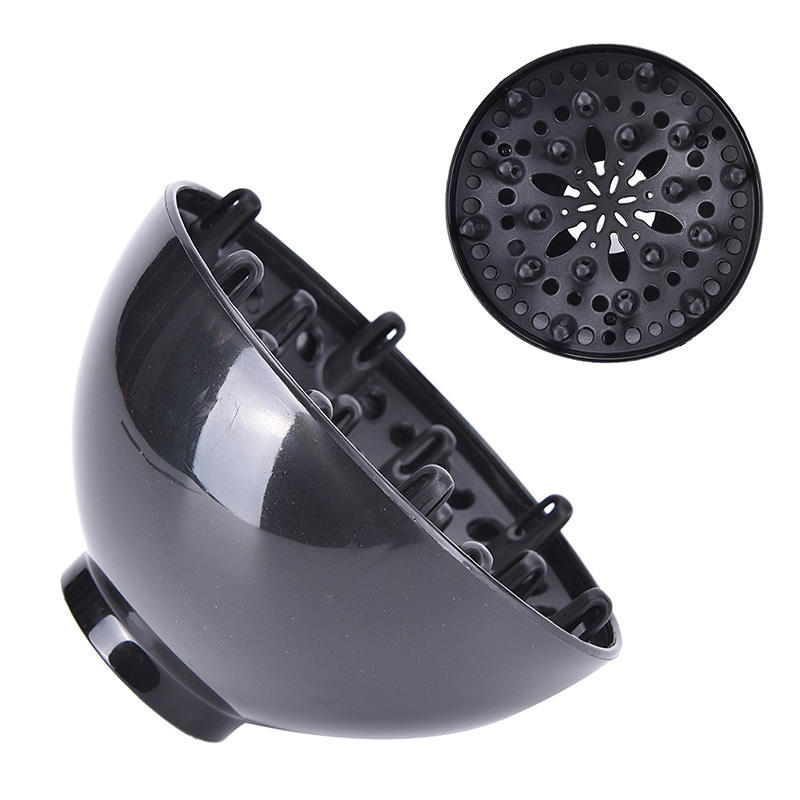 

1X Салон Перукарський Кучерявий Фен Дифузор Універсальний Інструмент для Повітродувки, N/A чорний