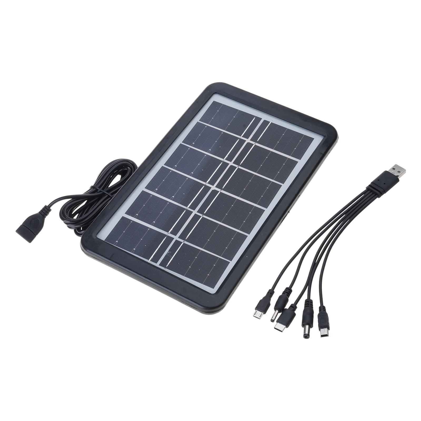 

Портативное зарядное устройство на солнечных батареях мощностью 10 Вт с USB-портом, монокристаллическое кремниевое зарядное устройство для телефона, удобное для переноски в походах, кемпингах, путешествиях