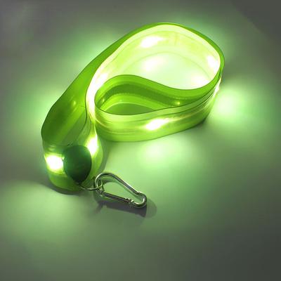 LED Running Belt Rechargeable LED Reflective Running Belt for Men Women Night Safety Outdoor Hiking Jogging Walking Light Gear