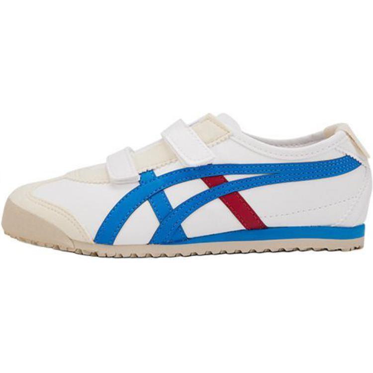 New Onitsuka Tiger MEXICO 66 Abrasion Resistant Low Top Kids Lifestyle Shoes White Children Aged 3 7 Years Old 1184A055-101
