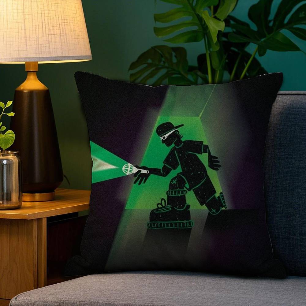 Singer FFeid Luna Pillow Case Sofa Living Room Bedroom Doublesided Printing Square Cushion Nap Time Pillow Case 30x30cm