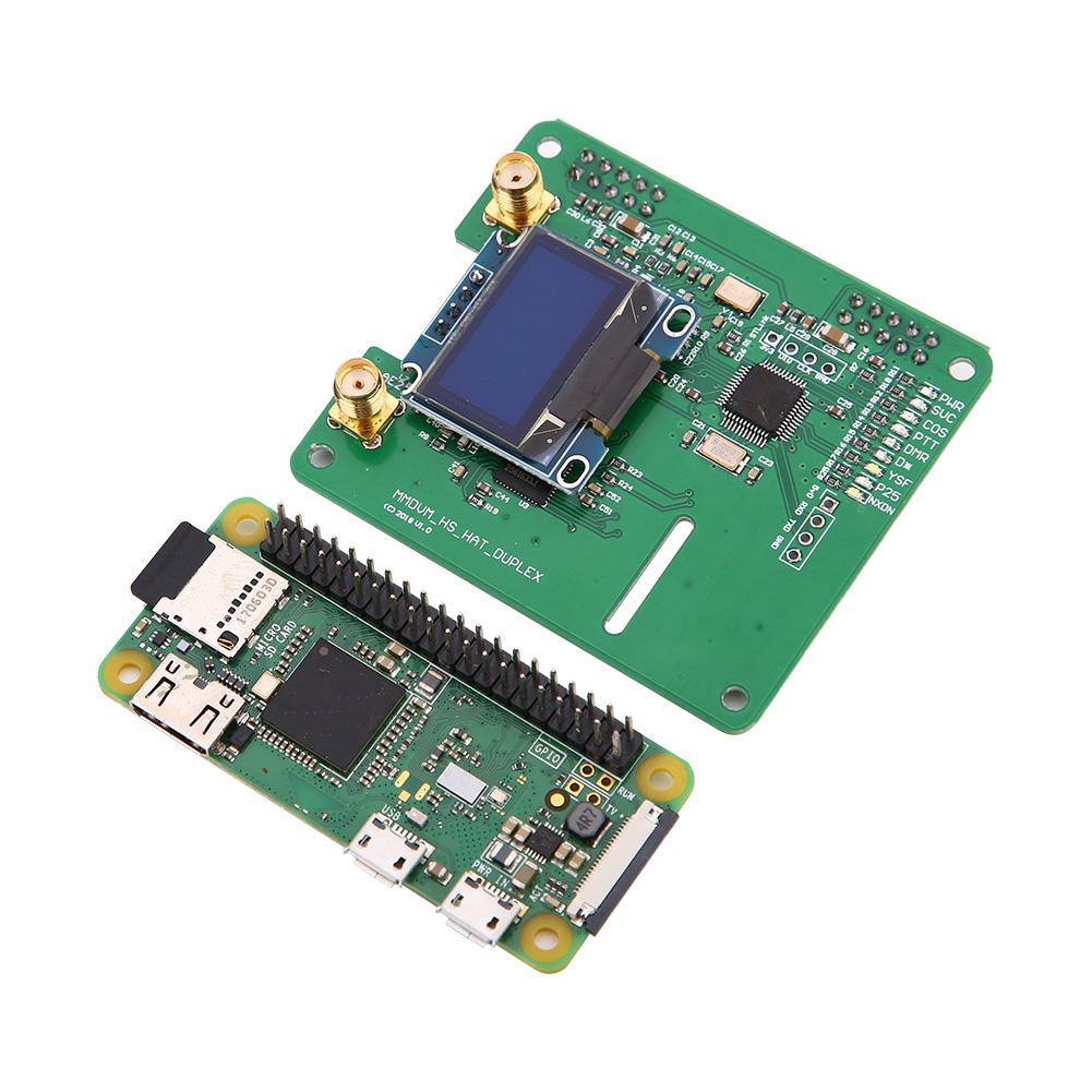 For Raspberry Pi MMDVM P25 DMR YSF Hotspot   Antenna OLED WIFI Router DIY Kit Black Case