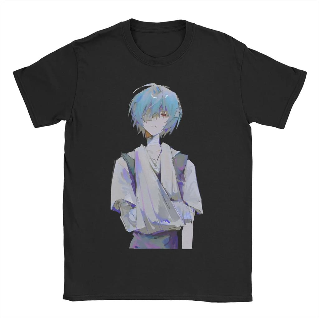 The End of EVA Unisexga T Shirt for Unisex Unisex Pure Cotton Vintage TShirts O Neck Tee Shirt Short Sleeve Tops New Arrival