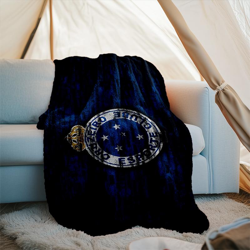 1PC Fc Esporte Printed Soft Flannel Blanket Throw for Adult Bedroom Living Room Sofa Camping Travel Fan gifts Christmas Gifts
