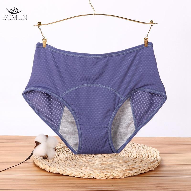 Women Menstrual Panties Leak Proof Cotton High Waist Underwear Women Briefs Period Underwear Panties