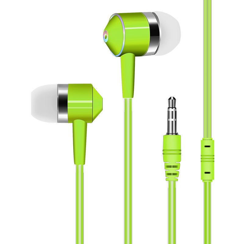 Wired  Headphones Noise Cancelling Stereo In-ear Earphone, Bass Sport Music Headset With Mic, 3.5mm