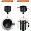 Camping-Kaffeemaschinen-Set Kaffeetasse Isolierte Kaffeetasse mit Kaffee-Dripper für Wandern Camping Outdoor Rucksackreisen Home Office